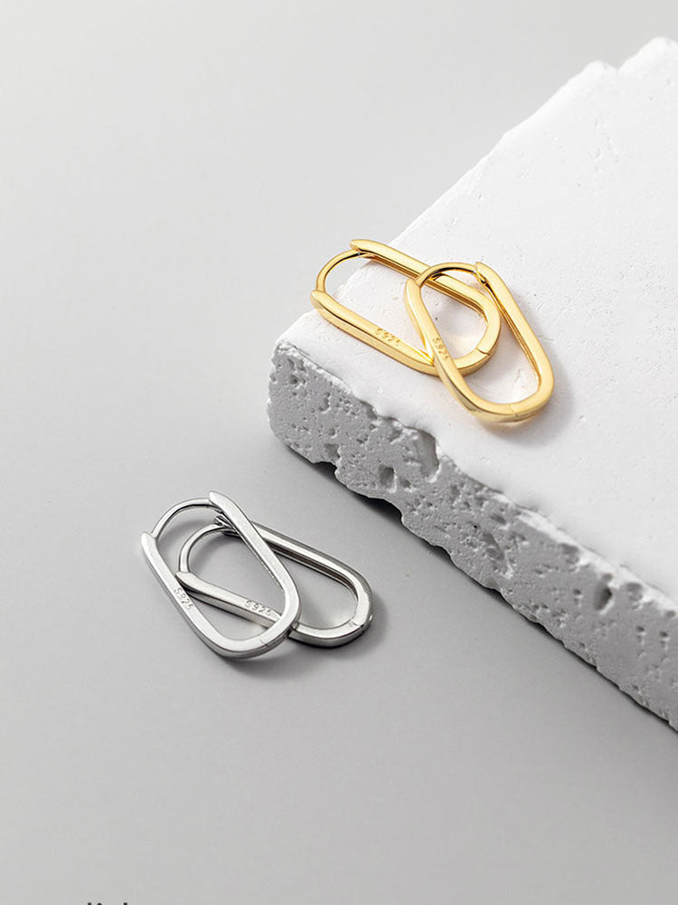 Sterling Silver Premium Hoop Earrings-Jewearrings