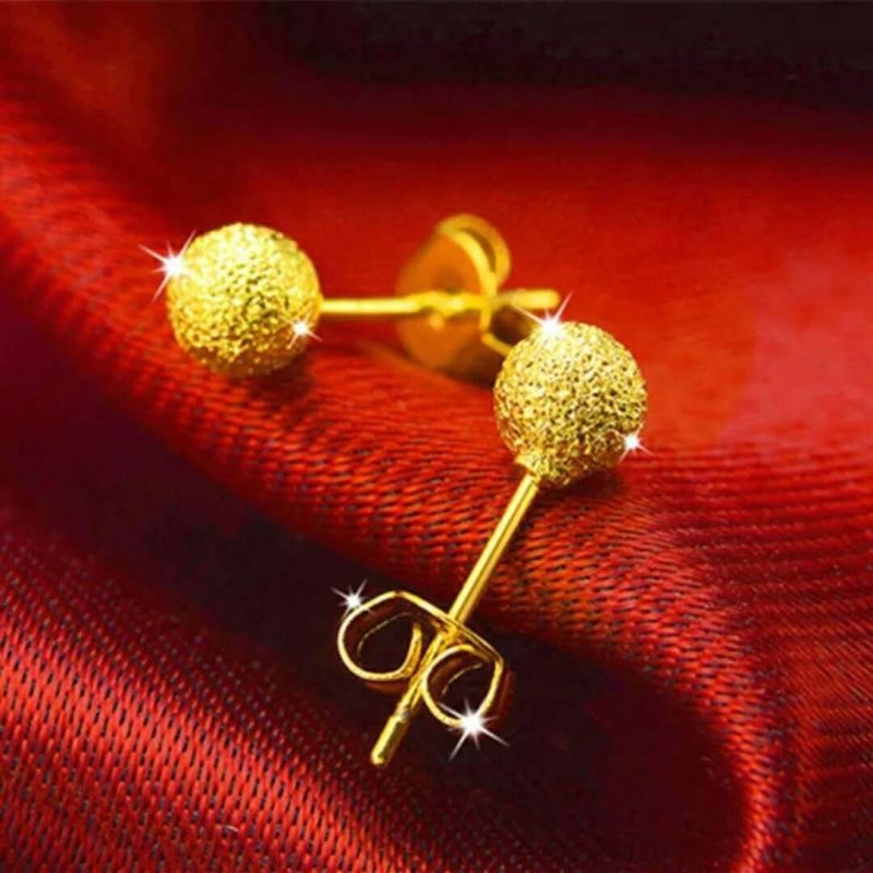 24K Gold Plated Earrings Euro Gold Jewelry New Popular Earrings-Jewearrings