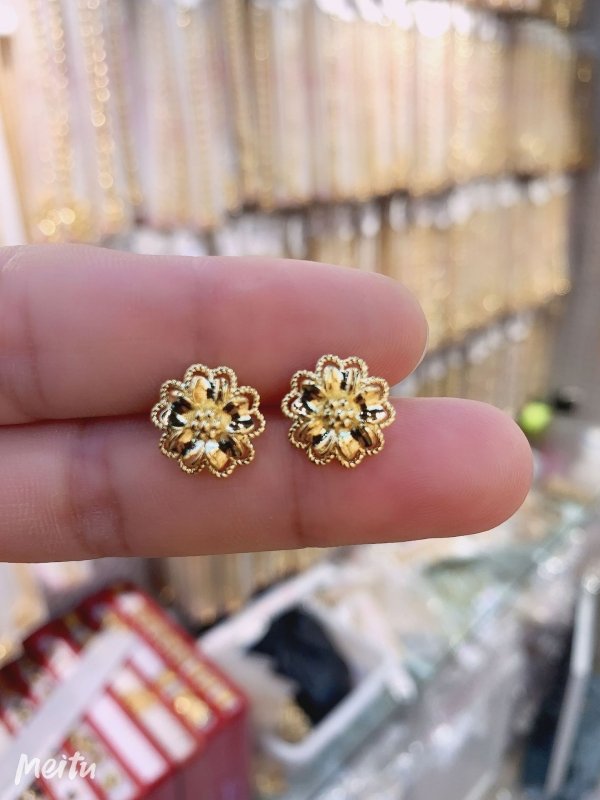 24K Gold Plated Earrings Euro Gold Jewelry New Popular Earrings-Jewearrings