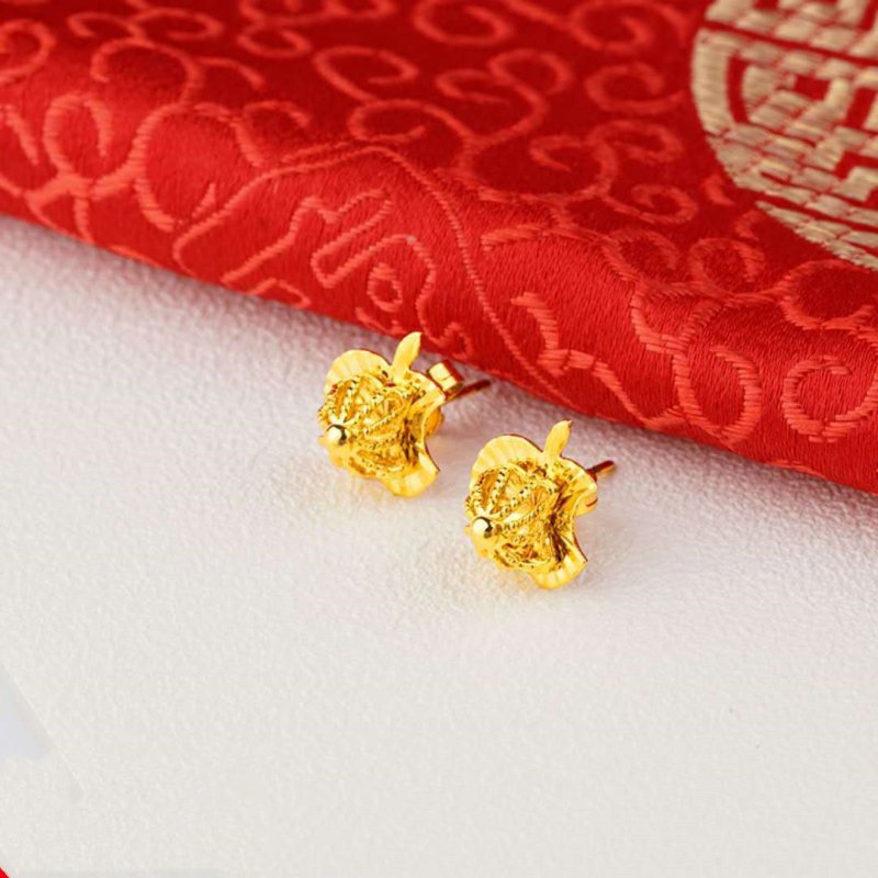 24K Gold Plated Earrings Euro Gold Jewelry New Popular Earrings-Jewearrings