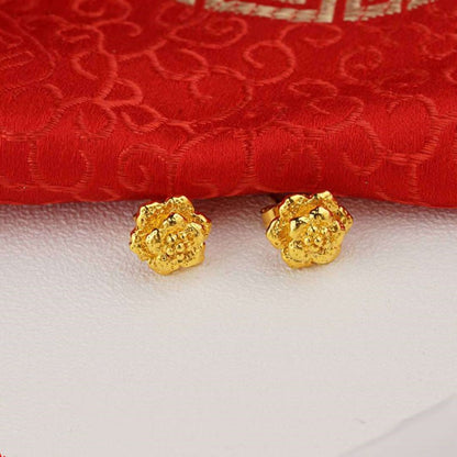 24K Gold Plated Earrings Euro Gold Jewelry New Popular Earrings-Jewearrings