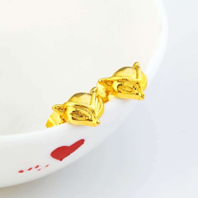 24K Gold Plated Earrings Euro Gold Jewelry New Popular Earrings-Jewearrings