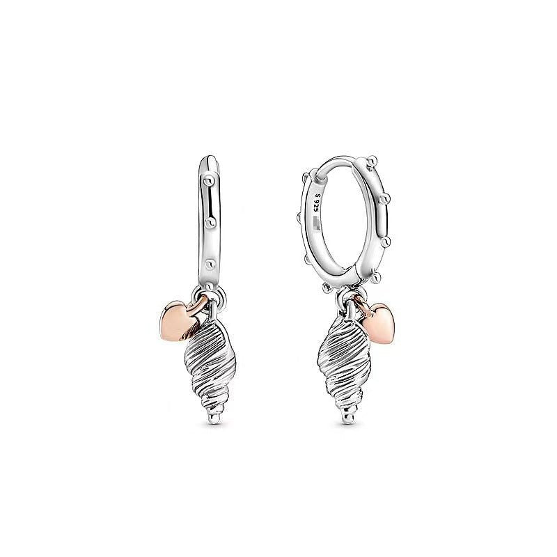 25 Sterling Silver Earrings Fashion Shell-Jewearrings