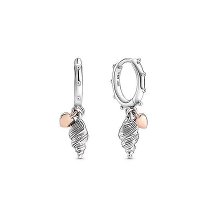 25 Sterling Silver Earrings Fashion Shell-Jewearrings