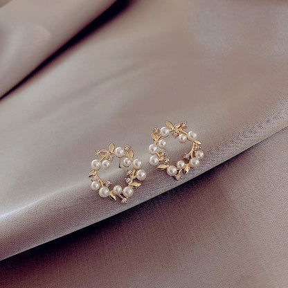 Simple And Small Pearl Earrings All-Match Earrings Earrings-Jewearrings