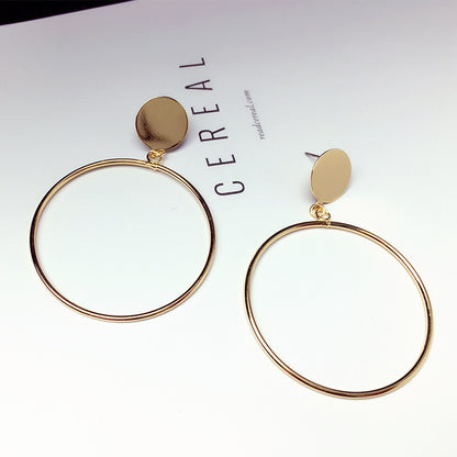 Simple hoop earrings fashion-Jewearrings