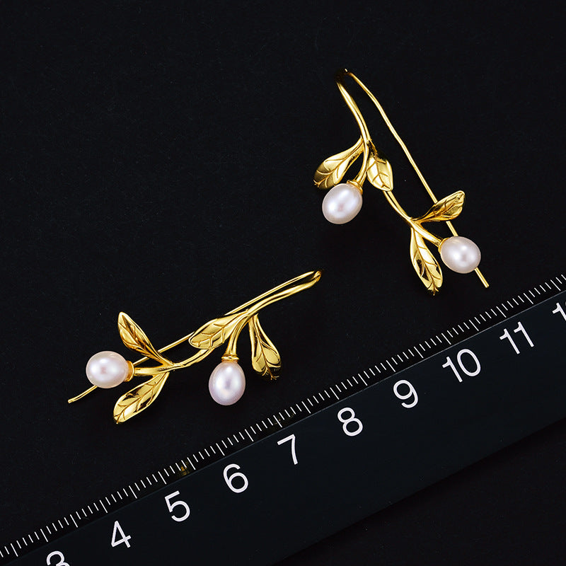 Moye Dew Natural Pearl Earrings-Jewearrings