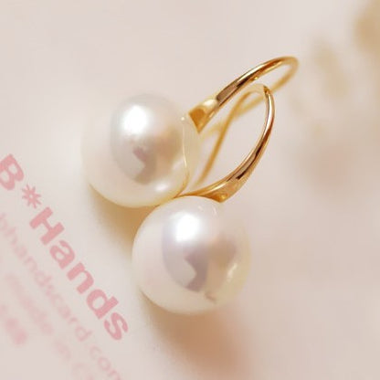 Simple pearl earrings for women-Jewearrings