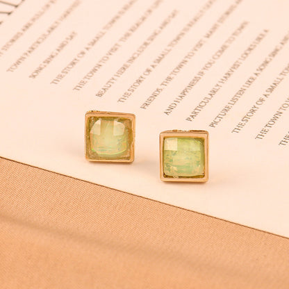 European And American Fashion New Simple Temperament Stud Earrings-Jewearrings