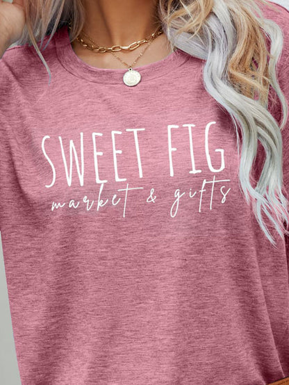 SWEET FIG MARKET & GIFTS Graphic Tee-Jewearrings