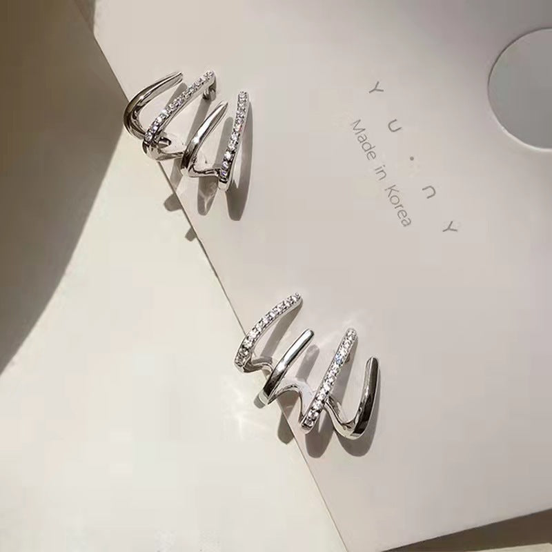 Women's Elegant Fashion Silver Stud Earrings-Jewearrings