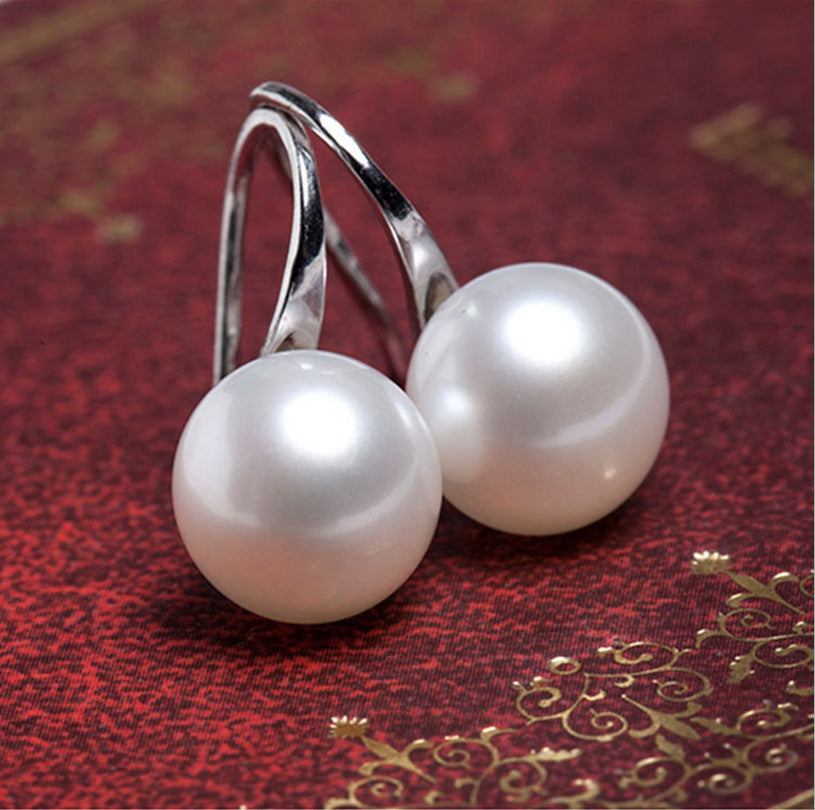 Micro-set pearl earrings-Jewearrings