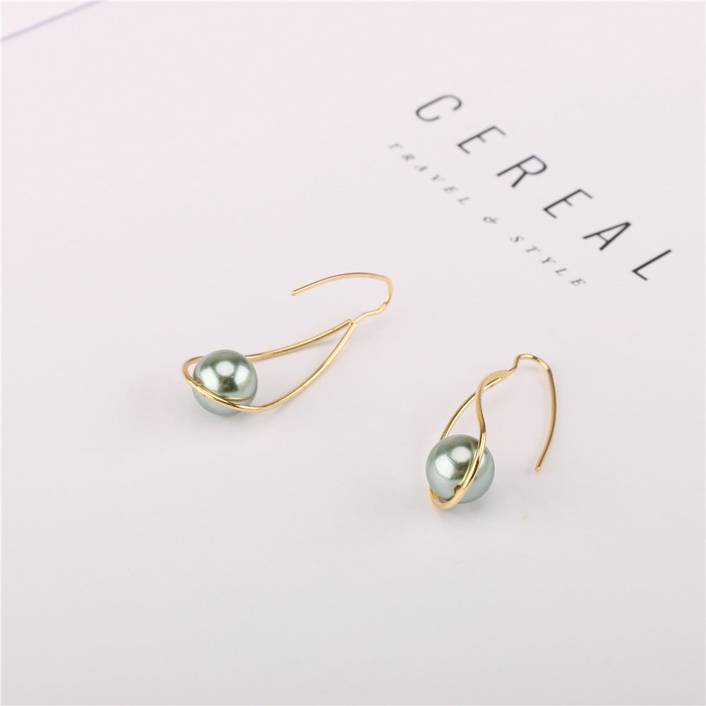 Korean Earrings Personalized Pearl Earrings-Jewearrings