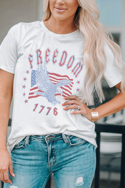 FREEDOM 1776 Graphic Tee-Jewearrings