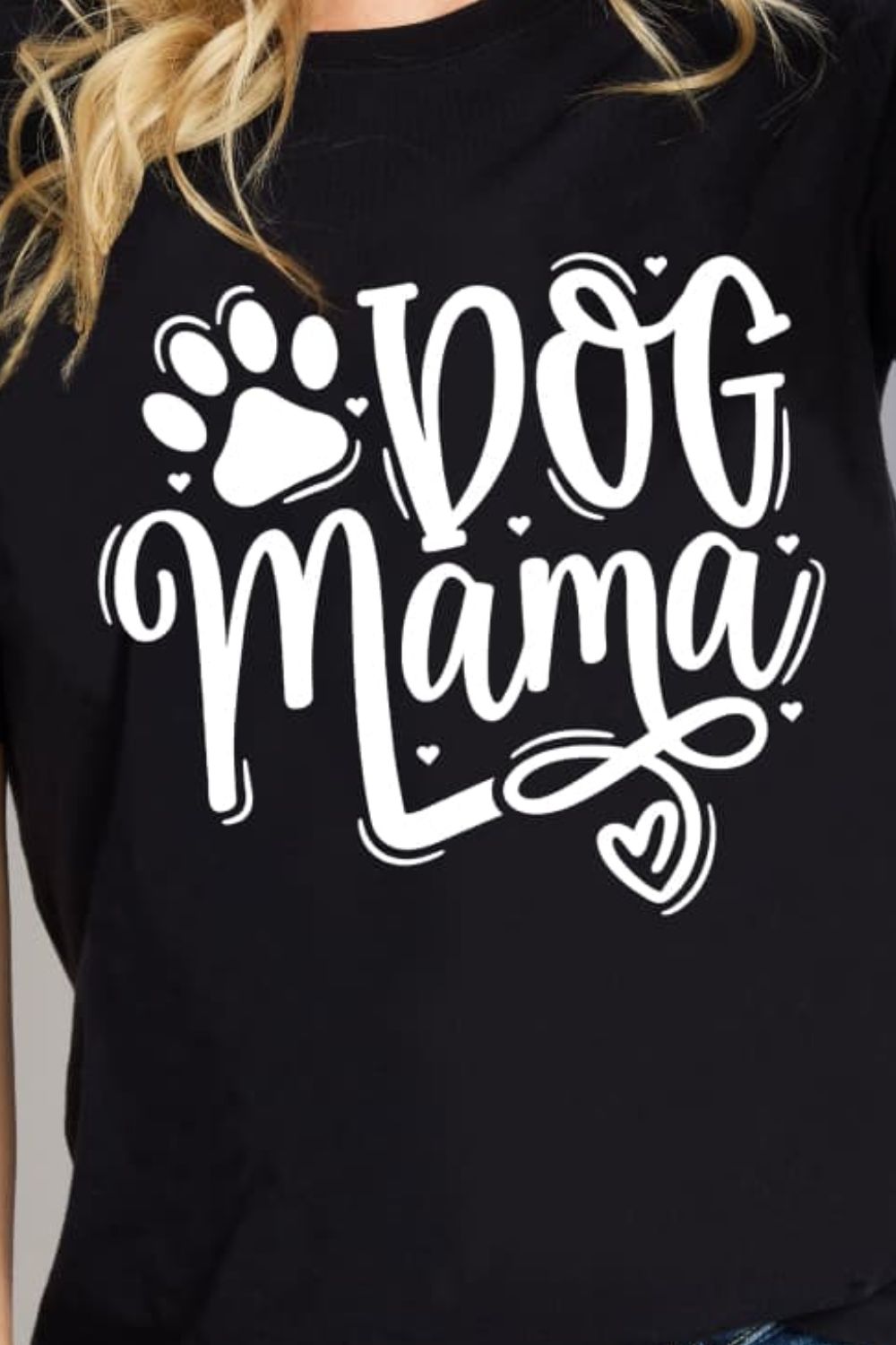 Simply Love Simply Love Full Size DOG MAMA Graphic Cotton T-Shirt-Jewearrings