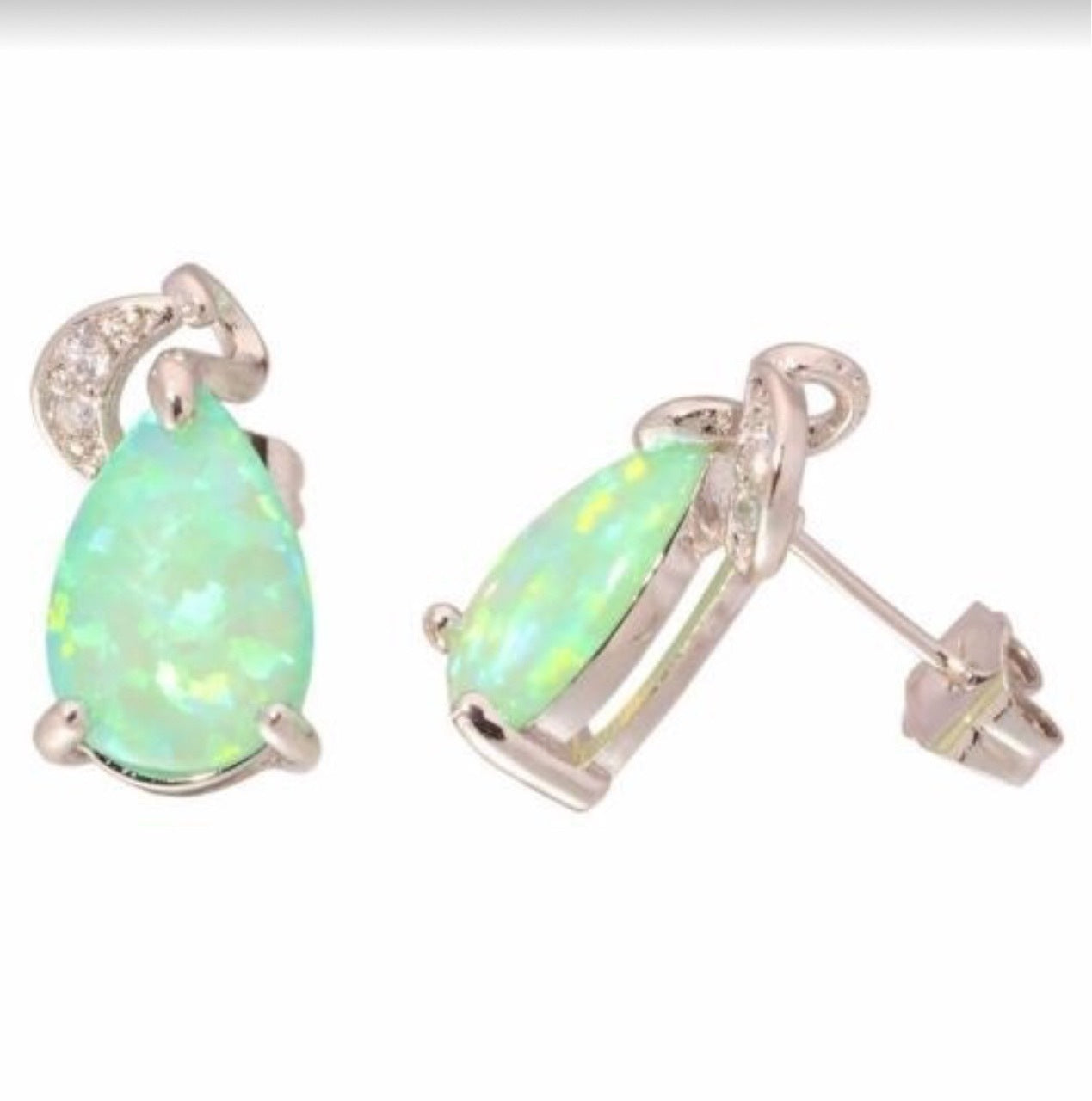 European and American fashion Opal Earrings-Jewearrings