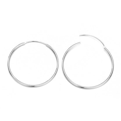 Stainless Steel Ear Hoop 316L Simple Gold-Plated Earrings-Jewearrings