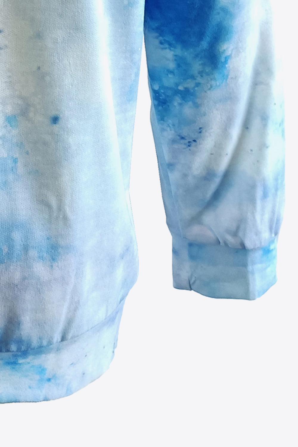 Tie-Dye Butterfly Graphic Raglan Sleeve Sweatshirt-Jewearrings