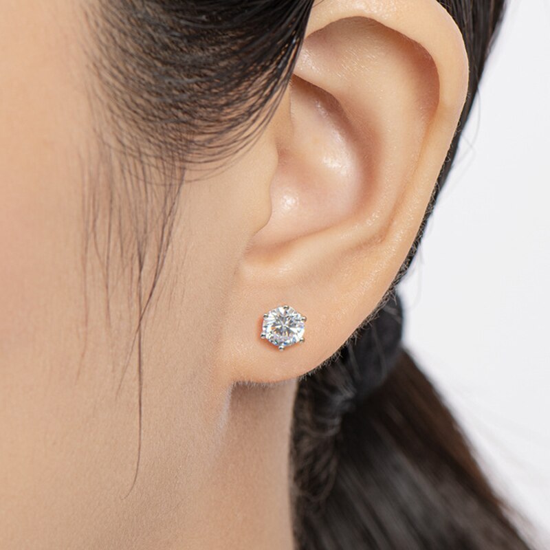 Moissanite Earrings-Jewearrings