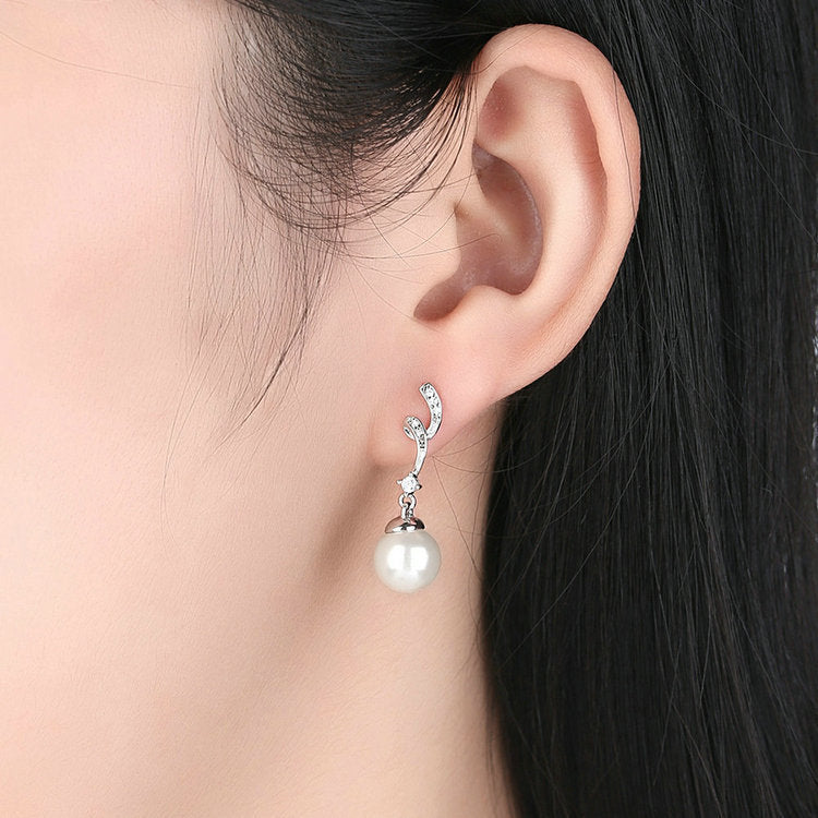 Pearl earrings-Jewearrings