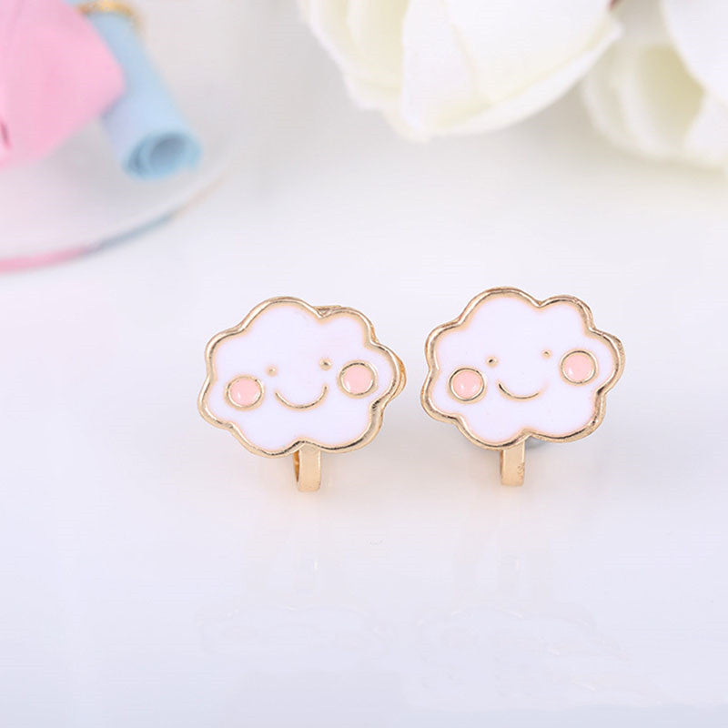 Women's Cute Real Gold Color Retention Earrings-Jewearrings