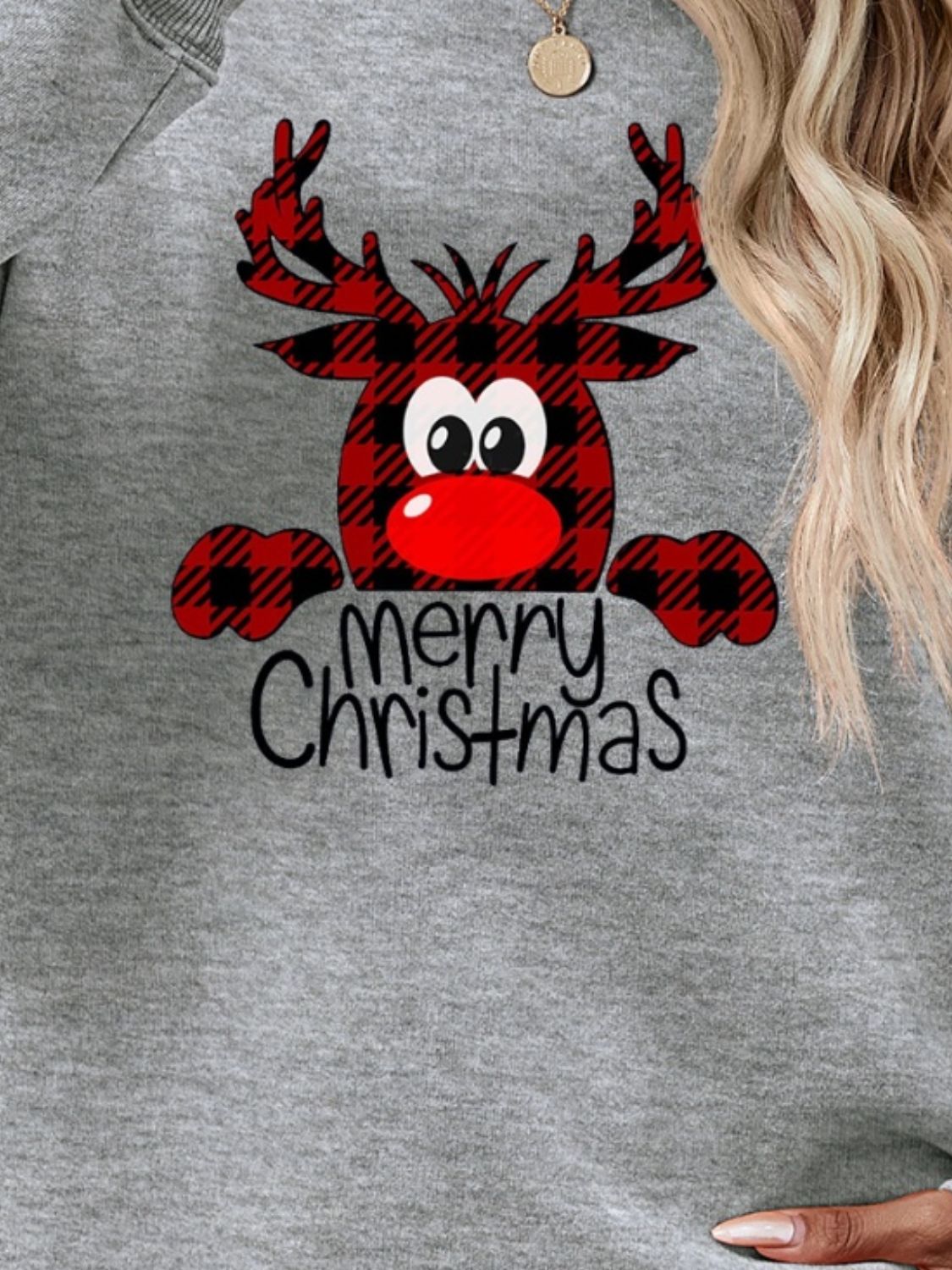 MERRY CHRISTMAS Graphic Sweatshirt-Jewearrings