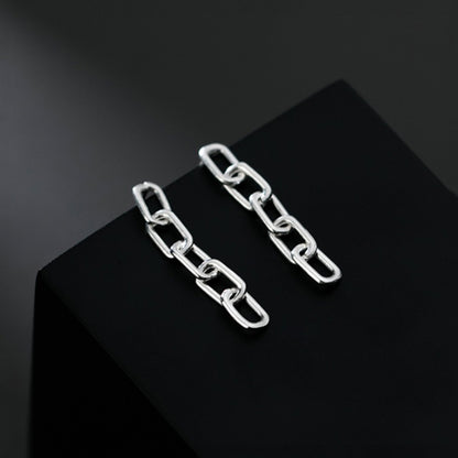 Silver Korean Style Simple And Stylish Design Earrings Sweet-Jewearrings