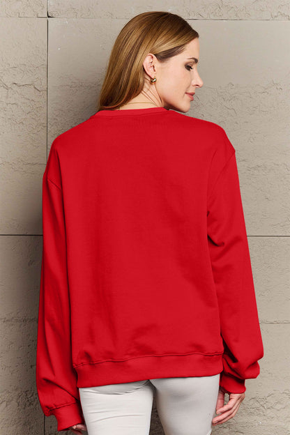 Simply Love Full Size LIT Long Sleeve Sweatshirt-Jewearrings