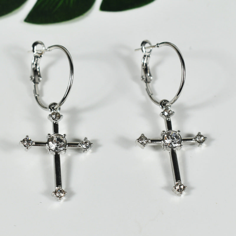 New Fashion Fashion Jewelry Earrings Cross Retro-Jewearrings