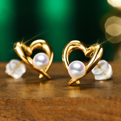 Women's Natural Pearl Earrings-Jewearrings