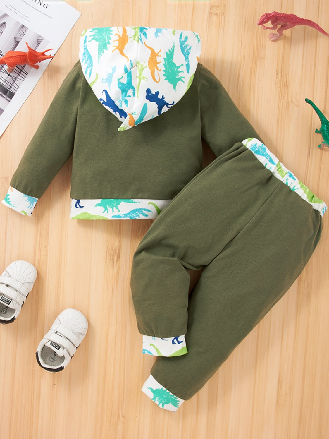 DINOSAUR Hoodie and Pants Set-Jewearrings