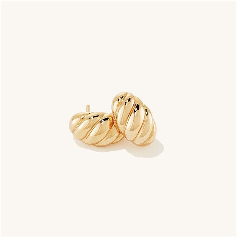 Croissant Huggie Earrings-Jewearrings