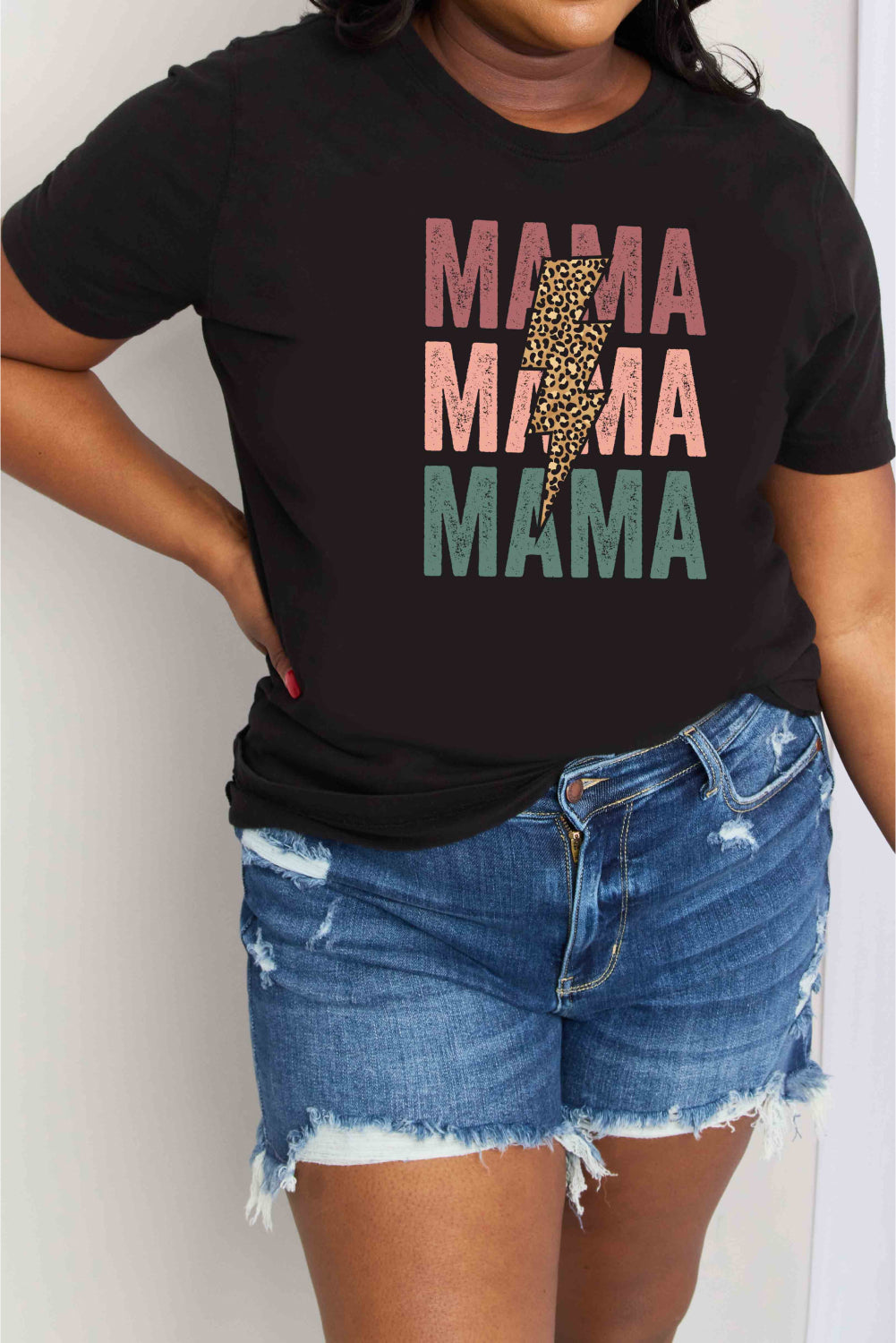 Simply Love Simply Love Full Size MAMA Graphic Cotton T-Shirt-Jewearrings