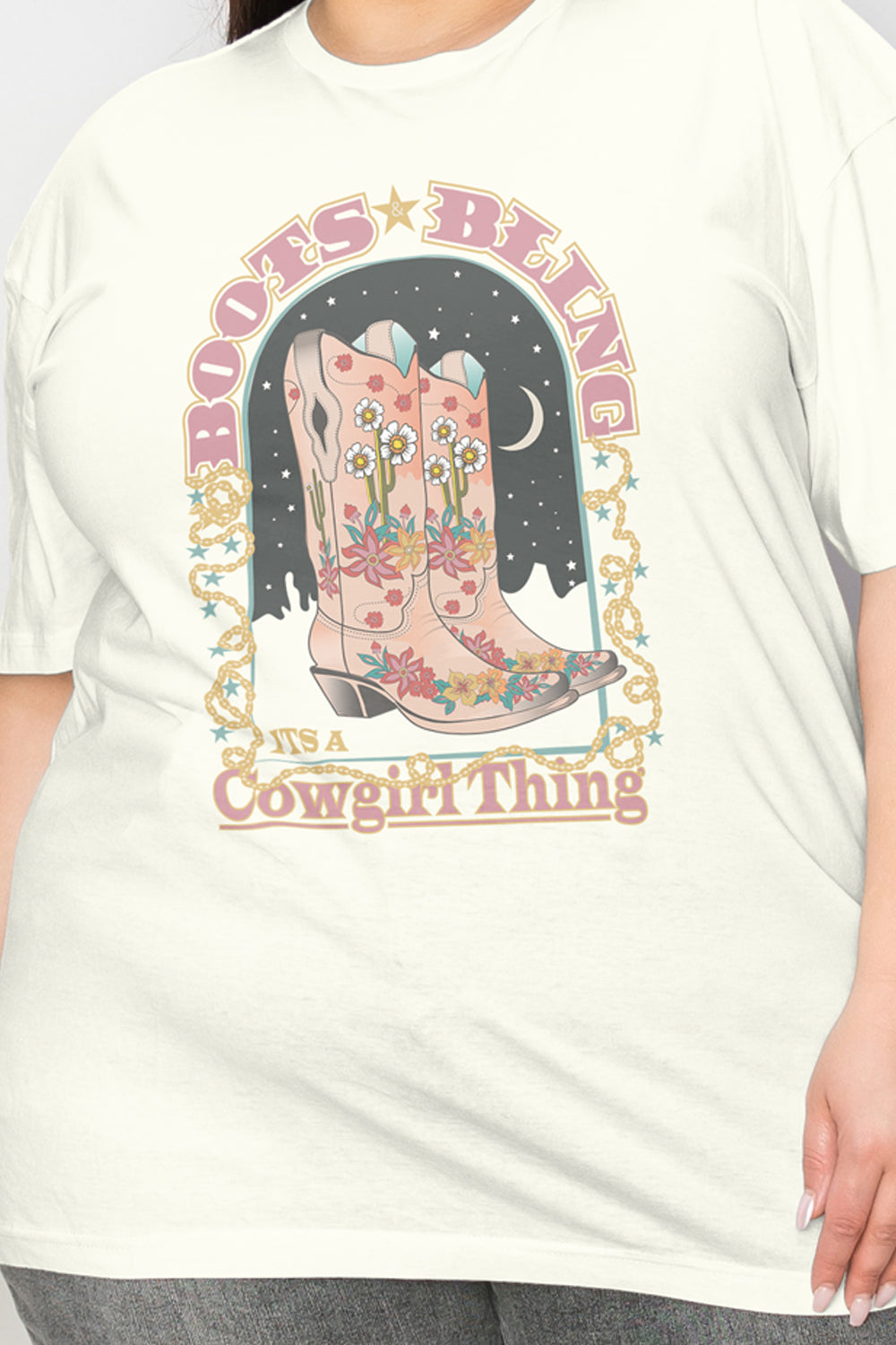 Simply Love Full Size Vintage Western Cowgirls Graphic T-Shirt-Jewearrings