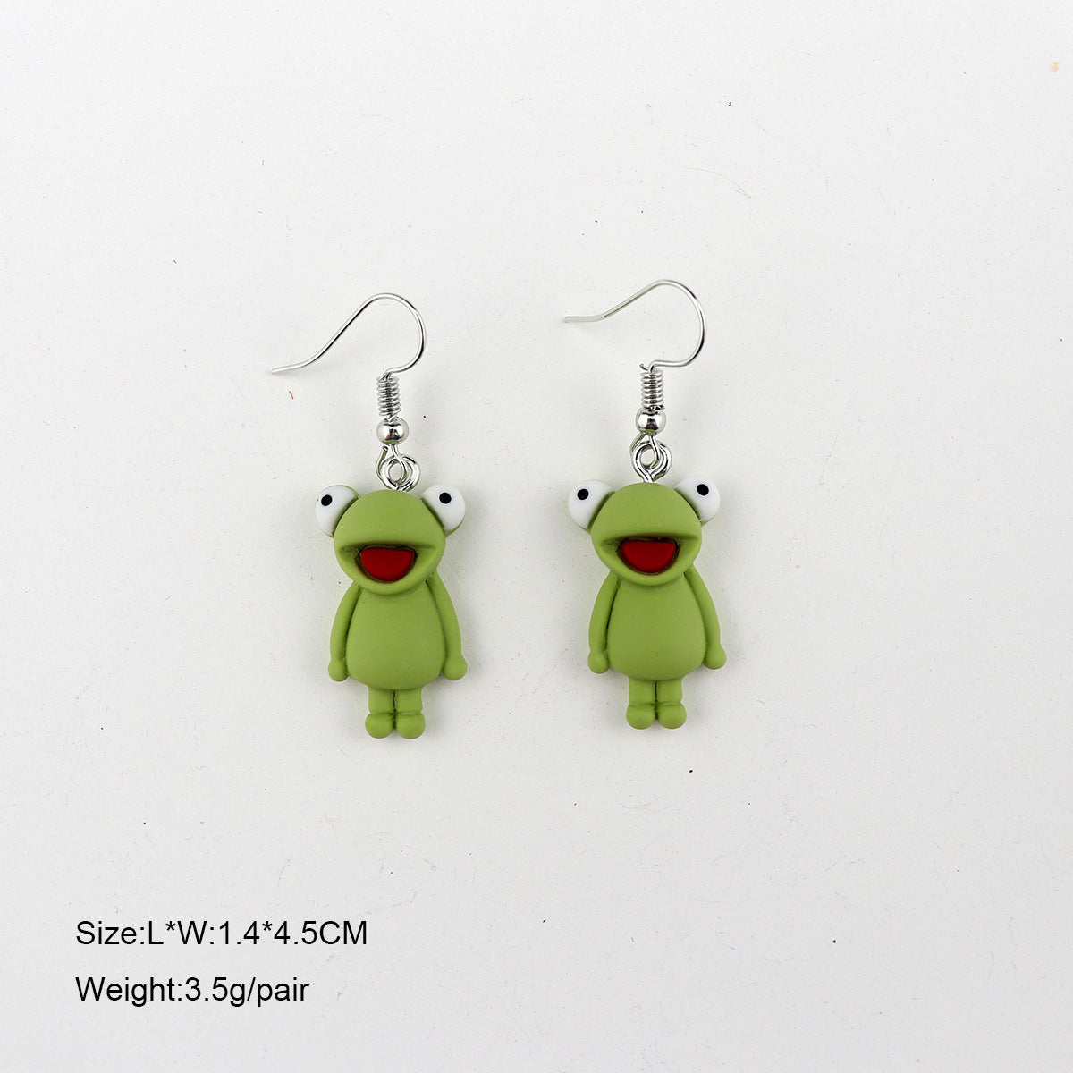 Frog Earrings Resin Animal Earrings-Jewearrings