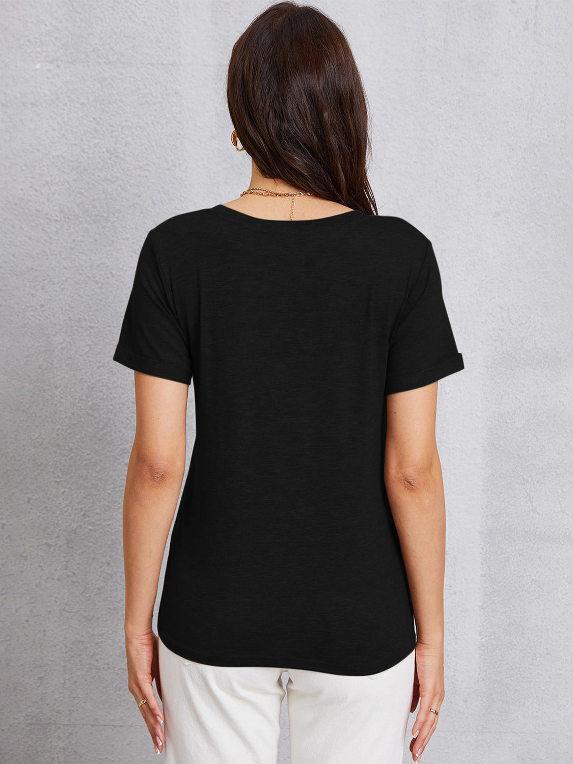 YOU CAN DO THIS COFFEE V-Neck Short Sleeve T-Shirt-Jewearrings