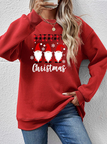 MERRY CHRISTMAS Long Sleeve Sweatshirt-Jewearrings