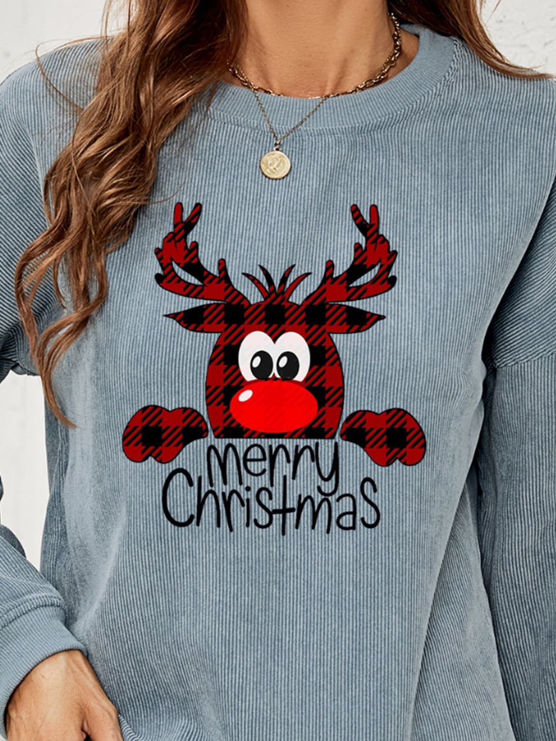 MERRY CHRISTMAS Graphic Sweatshirt-Jewearrings