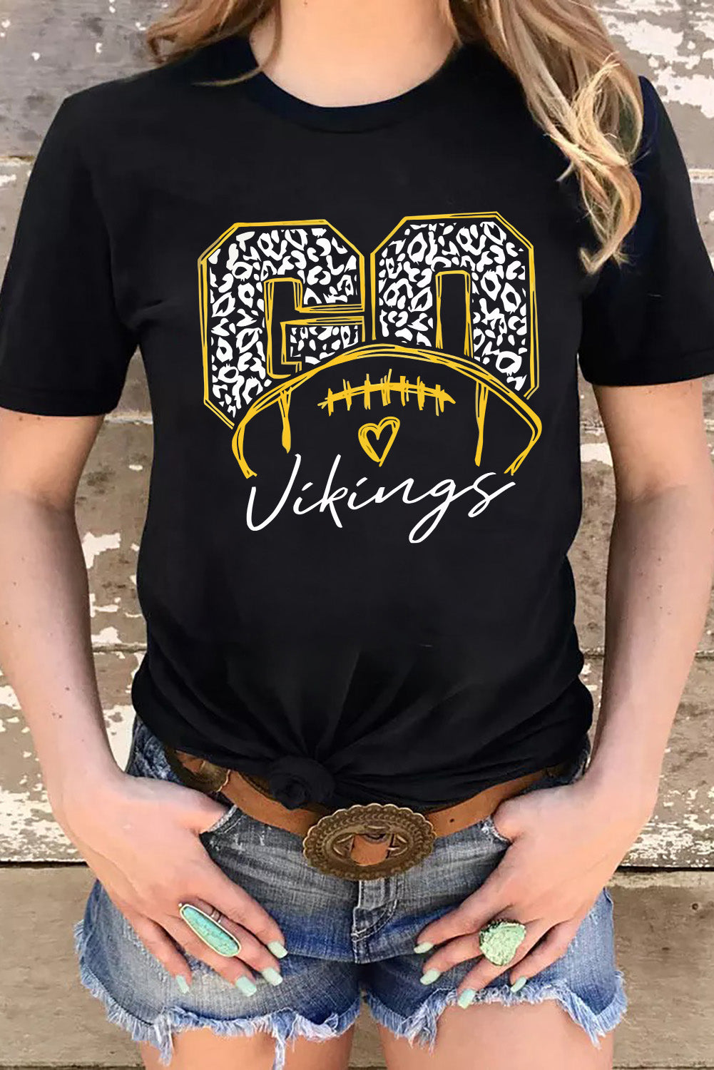 VIKINGS Graphic Short Sleeve T-Shirt-Jewearrings