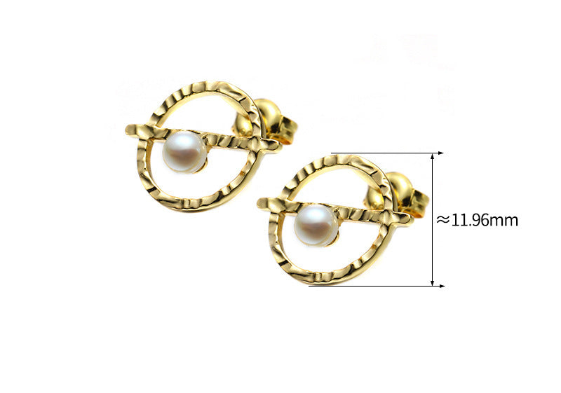 Women's Silver Jewelry Earrings Natural Pearls-Jewearrings