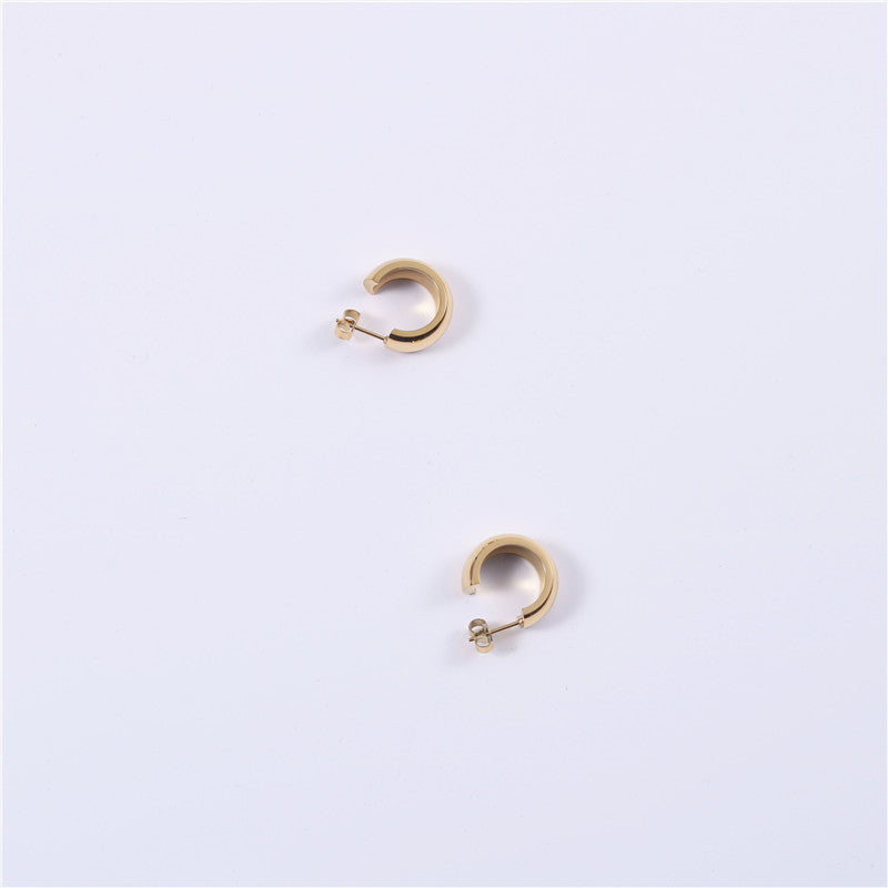 Stacked exaggerated hoop earrings-Jewearrings