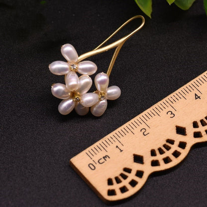 Natural freshwater pearl earrings-Jewearrings