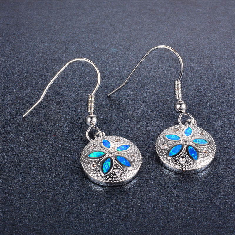 S925 sterling silver flower type ladies pendant earrings-Jewearrings