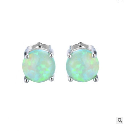 Personalized All-Match Opal Opal Fashion Earrings Earrings Female Earrings Earrings-Jewearrings