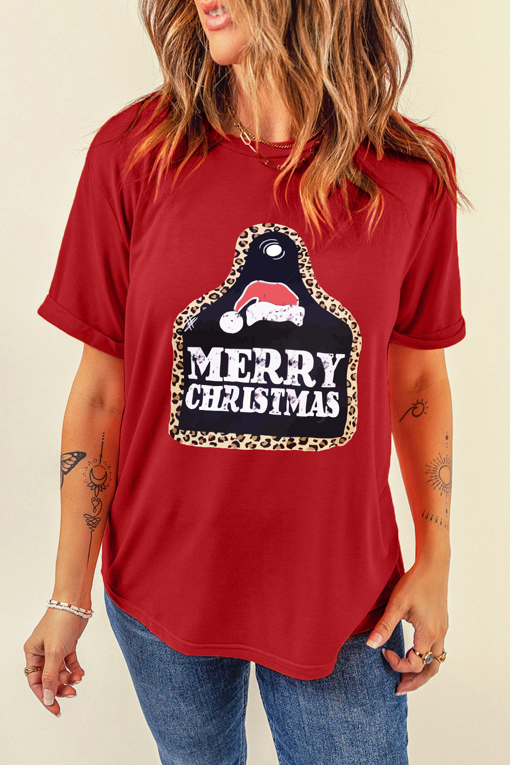 MERRY CHRISTMAS Graphic T-Shirt-Jewearrings