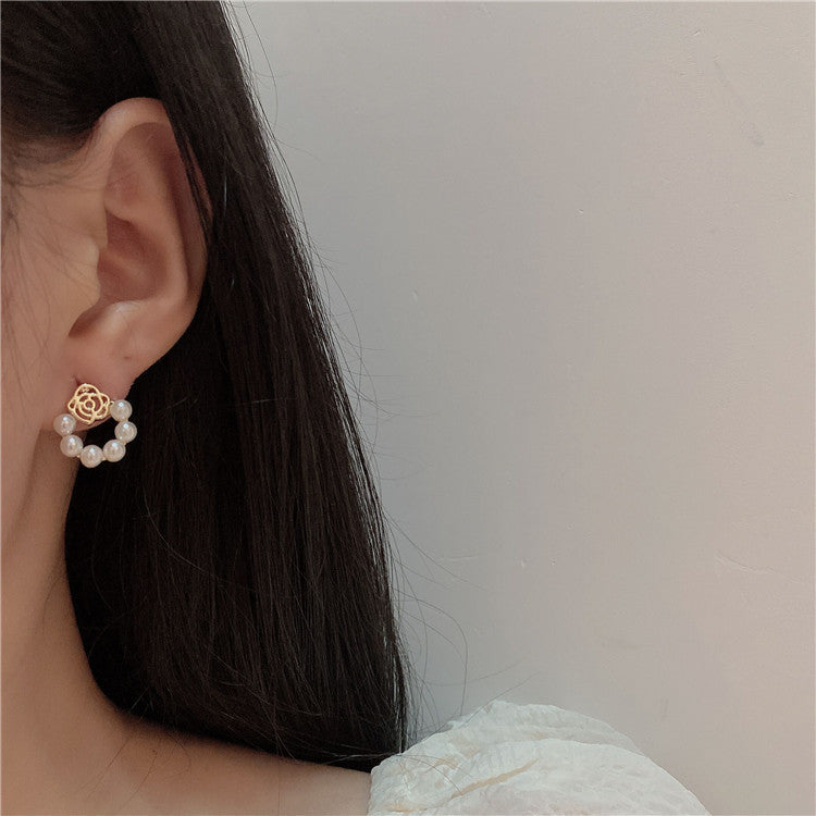 French Retro Stud Earrings are Fashionable and Sweet-Jewearrings