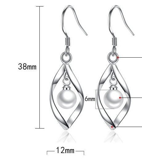 Reverse pearl earrings-Jewearrings