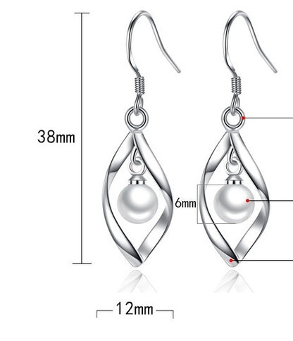 Reverse pearl earrings-Jewearrings