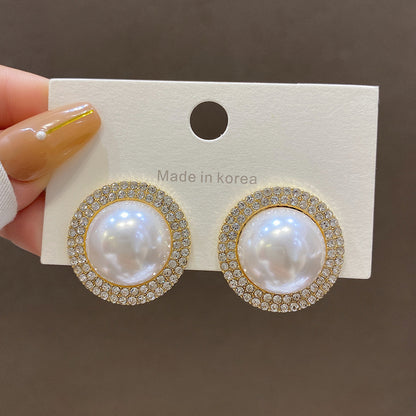 Women's New Vintage Pearl Earrings-Jewearrings