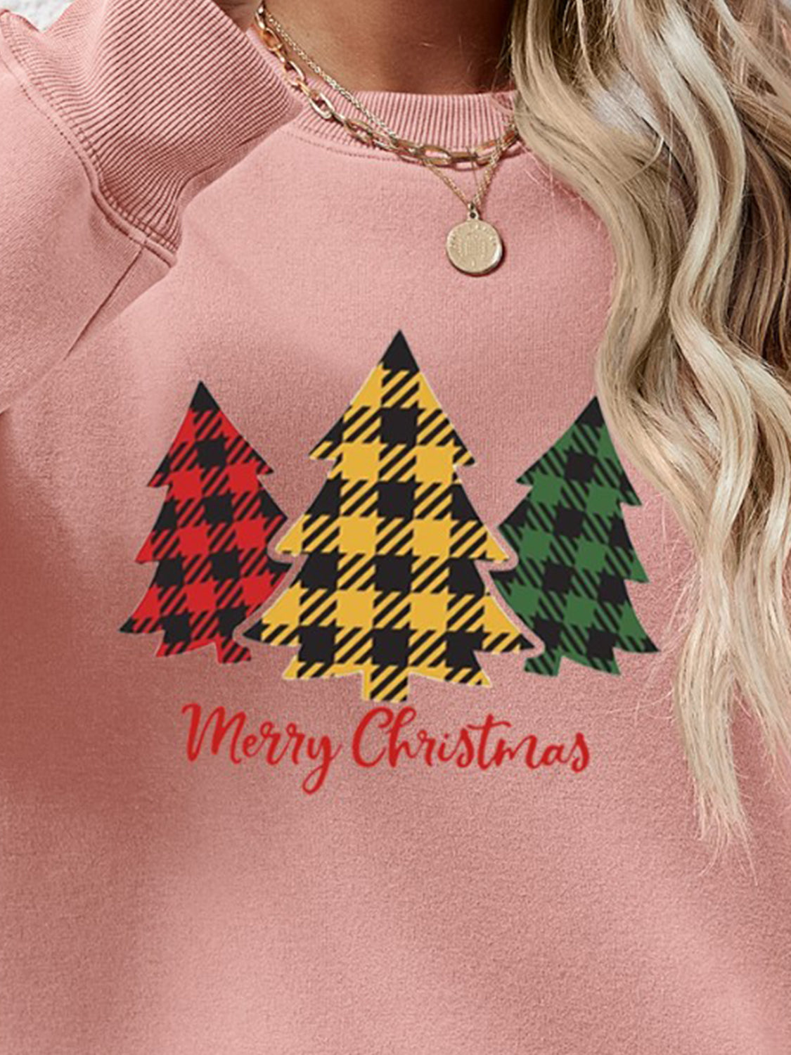 MERRY CHRISTMAS Dropped Shoulder Sweatshirt-Jewearrings